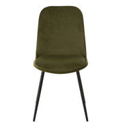 Eetkamerstoel Groen Eucalyptus hout 44 cm 44.5x46.5x86 cm-Eetkamerstoelen-J-Line