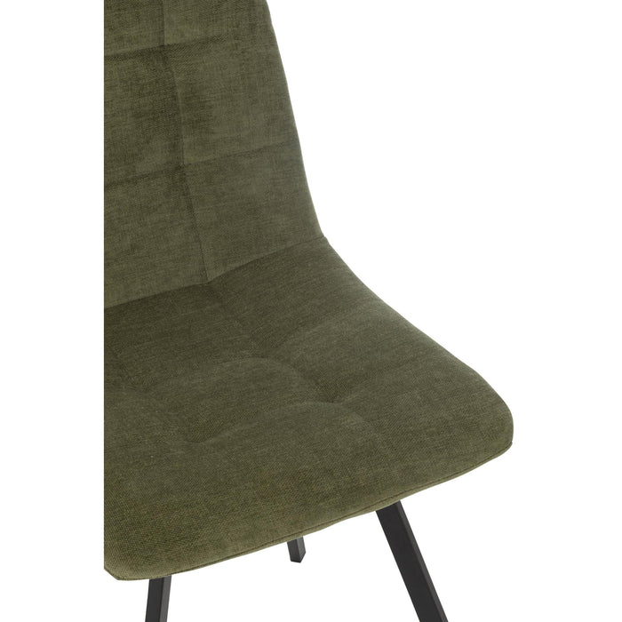 Eetkamerstoel Groen Metaal 45 cm-Eetkamerstoelen-J-Line