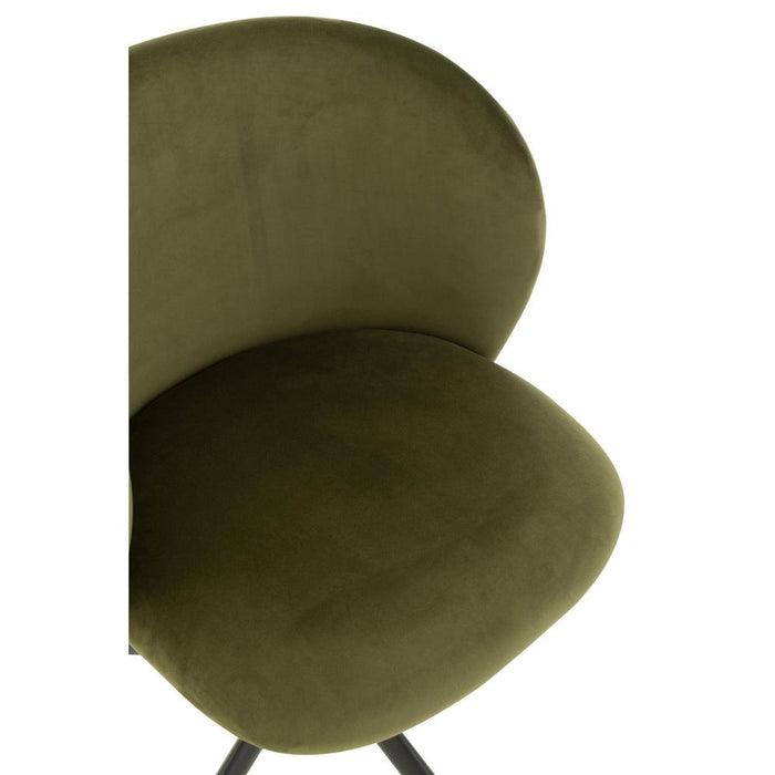Eetkamerstoel Groen Schuim 48 cm-Eetkamerstoelen-J-Line