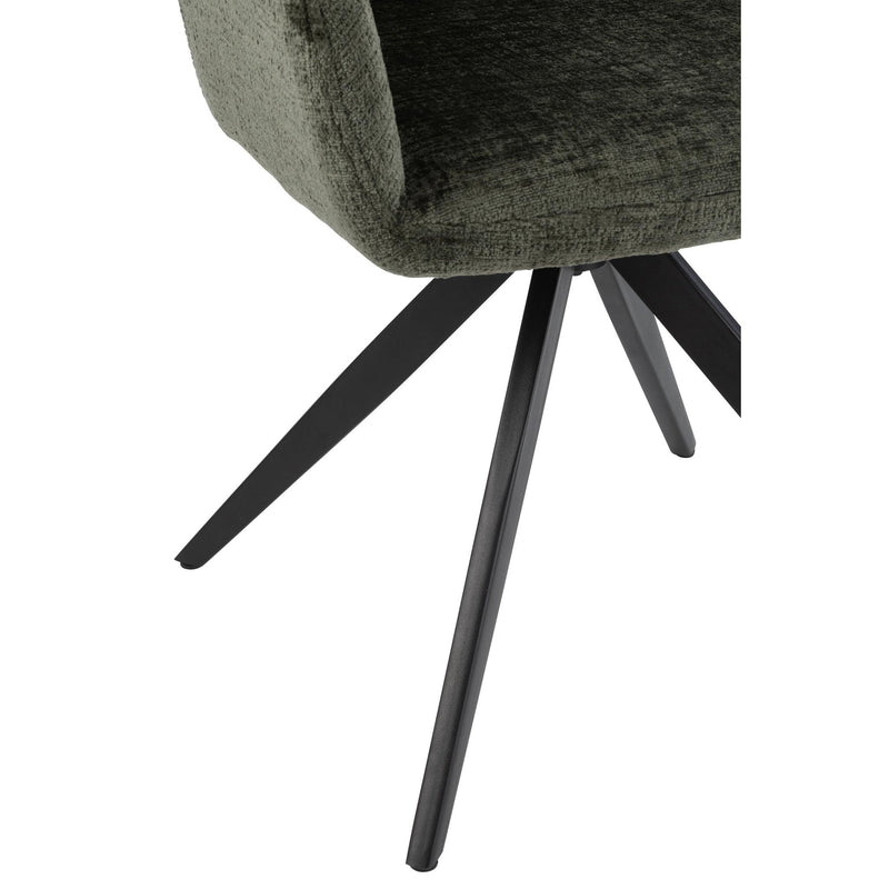 Eetkamerstoel Groen Sponge 56 cm 56.5x58x85 cm-Eetkamerstoelen-J-Line