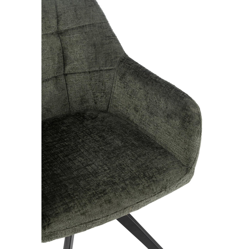 Eetkamerstoel Groen Sponge 56 cm 56.5x58x85 cm-Eetkamerstoelen-J-Line