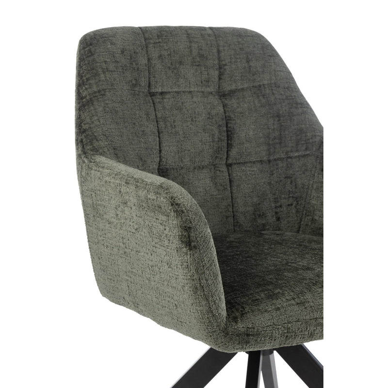 Eetkamerstoel Groen Sponge 56 cm 56.5x58x85 cm-Eetkamerstoelen-J-Line