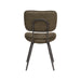 Eetkamerstoel Gus - Army green - Microfiber-Eetkamerstoelen-LABEL51