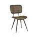 Eetkamerstoel Gus - Army green - Microfiber-Eetkamerstoelen-LABEL51