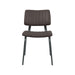 Eetkamerstoel Gusto - Donkerbruin - Kunstleder-Eetkamerstoelen-LABEL51