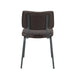 Eetkamerstoel Gusto - Donkerbruin - Kunstleder-Eetkamerstoelen-LABEL51