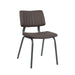 Eetkamerstoel Gusto - Donkerbruin - Kunstleder-Eetkamerstoelen-LABEL51