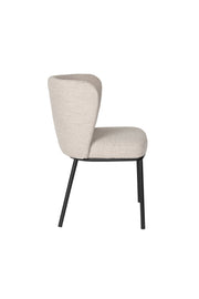 Eetkamerstoel Guus Polyester Beige 53x55 cm-Eetkamerstoelen-Creating Home