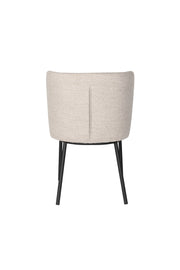 Eetkamerstoel Guus Polyester Beige 53x55 cm-Eetkamerstoelen-Creating Home