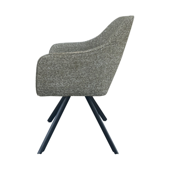 Eetkamerstoel Helen Groen Draaibaar 62 cm-Livingfurn