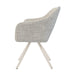 Eetkamerstoel Helen Zand Naturel Draaibaar 62 cm-Livingfurn