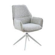 Eetkamerstoel Hera Licht Grijs Met armleuning 63x63x83 cm-Eetkamerstoelen-Starfurn