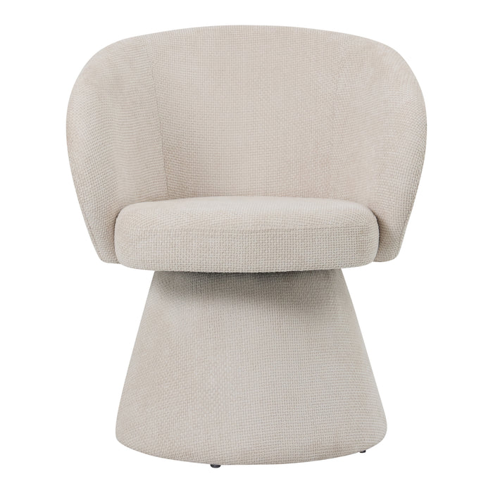 Eetkamerstoel Hermes Polyester Crème