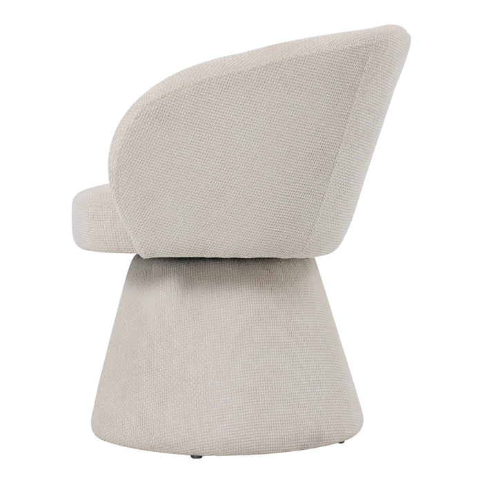 Eetkamerstoel Hermes Polyester Crème