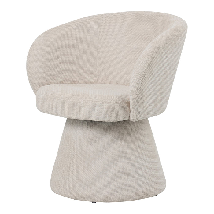 Eetkamerstoel Hermes Polyester Crème