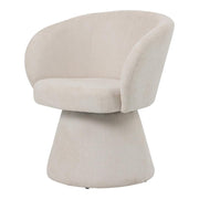 Eetkamerstoel Hermes Polyester Crème-Eetkamerstoelen-PTMD