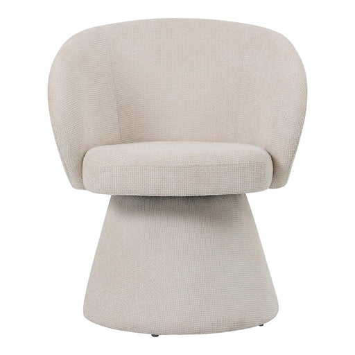 Eetkamerstoel Hermes Polyester Crème-Eetkamerstoelen-PTMD