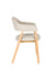 Eetkamerstoel Indy Polyester Bruin 54x56 H81 cm SKU 1000582-Eetkamerstoelen-Creating Home