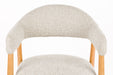 Eetkamerstoel Indy Polyester Bruin 54x56 H81 cm SKU 1000582-Eetkamerstoelen-Creating Home