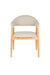 Eetkamerstoel Indy Polyester Bruin 54x56 H81 cm SKU 1000582-Eetkamerstoelen-Creating Home