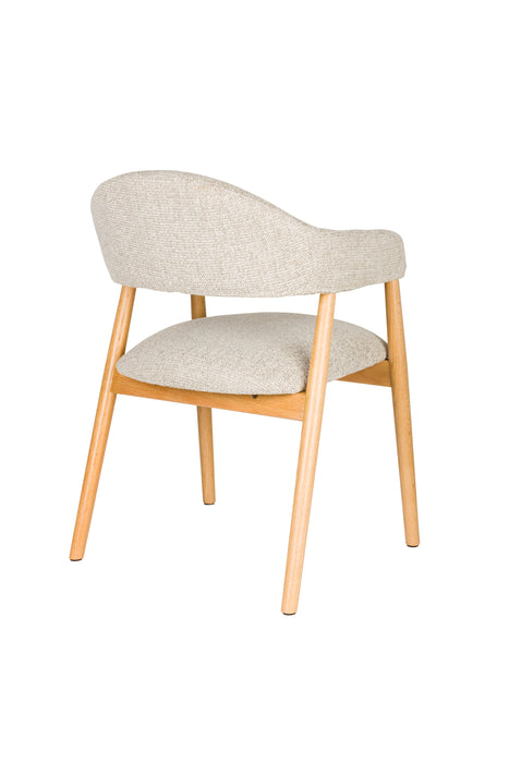 Eetkamerstoel Indy Polyester Bruin 54x56 H81 cm SKU 1000582-Eetkamerstoelen-Creating Home