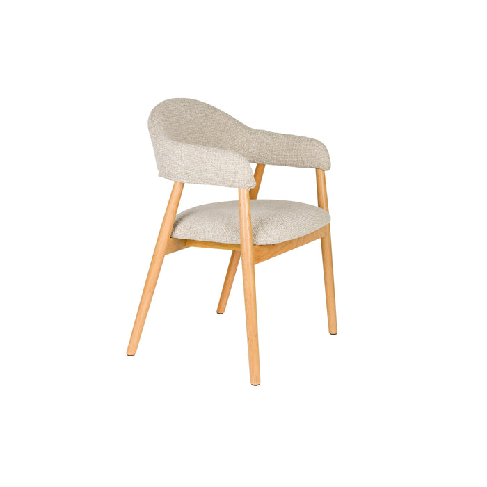 Eetkamerstoel Indy Polyester Bruin 54x56 H81 cm SKU 1000582-Eetkamerstoelen-Creating Home
