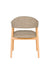 Eetkamerstoel Indy Polyester Bruin 54x56 H81 cm SKU 1000583-Eetkamerstoelen-Creating Home