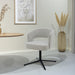 Eetkamerstoel Isabel Beige Draaibaar 63 cm 63x62x78 cm-Eetkamerstoelen-Livingfurn