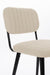 Eetkamerstoel Jake Off White Bouclé Polyacrylic Wit 56x46 cm-Eetkamerstoelen-Creating Home