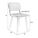 Eetkamerstoel Jake Worn PU Leather Zwart 58x46 cm-Eetkamerstoelen-Creating Home