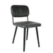 Eetkamerstoel Jake Worn PU Leather Zwart 58x46 cm-Fauteuils-Creating Home
