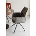 Eetkamerstoel Jamie Moss Plyhout,Polyester Groen 61x56 cm-Fauteuils-Creating Home