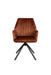 Eetkamerstoel Jamie Rust Plyhout,Polyester Bruin 61x56 cm-Eetkamerstoelen-Creating Home