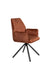 Eetkamerstoel Jamie Rust Plyhout,Polyester Bruin 61x56 cm-Eetkamerstoelen-Creating Home