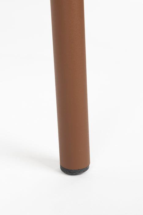Eetkamerstoel Jasmine Donker Polyester Multi color 63x50 cm-Eetkamerstoelen-Creating Home