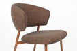 Eetkamerstoel Jasmine Donker Polyester Multi color 63x50 cm-Eetkamerstoelen-Creating Home