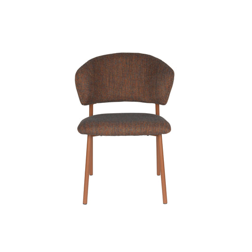 Eetkamerstoel Jasmine Donker Polyester Multi color 63x50 cm-Eetkamerstoelen-Creating Home
