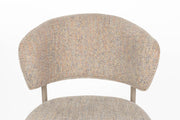 Eetkamerstoel Jasmine Light Polyester Multi color 63x50 cm-Eetkamerstoelen-Creating Home