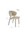 Eetkamerstoel Jasmine Polyester Groen 63x50 cm