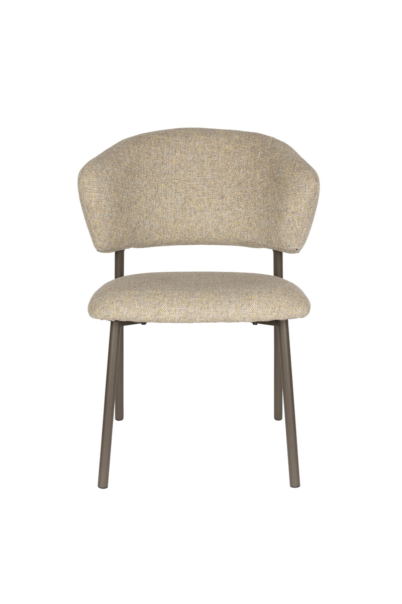 Eetkamerstoel Jasmine Polyester Groen 63x50 cm-Eetkamerstoelen-Creating Home
