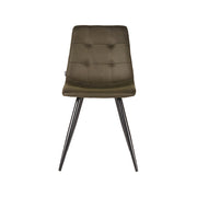 Eetkamerstoel Jay Army Microvezel 45x56x84 cm-Eetkamerstoelen-LABEL51