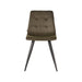 Eetkamerstoel Jay - Army green - Microfiber-Eetkamerstoelen-LABEL51