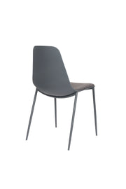 Eetkamerstoel Jeffrey Polypropyleen Grijs 48.5x49 cm-Eetkamerstoelen-Creating Home