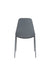 Eetkamerstoel Jeffrey Polypropyleen Grijs 48.5x49 cm-Eetkamerstoelen-Creating Home