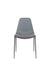 Eetkamerstoel Jeffrey Polypropyleen Grijs 48.5x49 cm-Fauteuils-Creating Home