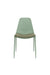 Eetkamerstoel Jeffrey Polypropyleen Groen 48.5x49 cm-Eetkamerstoelen-Creating Home