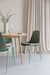 Eetkamerstoel Jeffrey Polypropyleen Groen 48.5x49 cm-Fauteuils-Creating Home