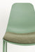 Eetkamerstoel Jeffrey Polypropyleen Groen 48.5x49 cm-Fauteuils-Creating Home