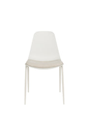 Eetkamerstoel Jeffrey Polypropyleen Wit 48.5x49 cm-Eetkamerstoelen-Creating Home