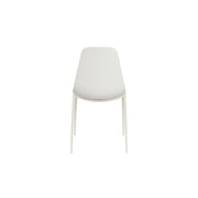 Eetkamerstoel Jeffrey Polypropyleen Wit 48.5x49 cm-Eetkamerstoelen-Creating Home